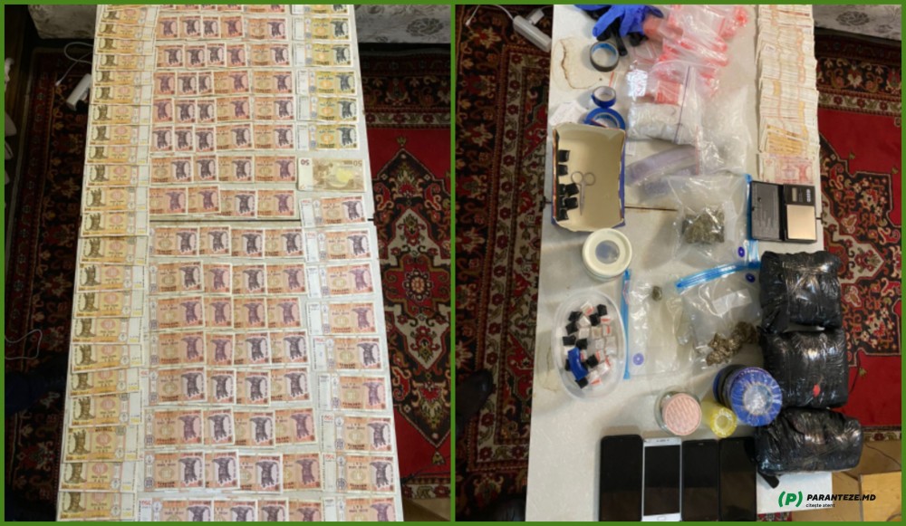 Droguri de peste 5 milioane de lei depistate și ridicate de polițiști
